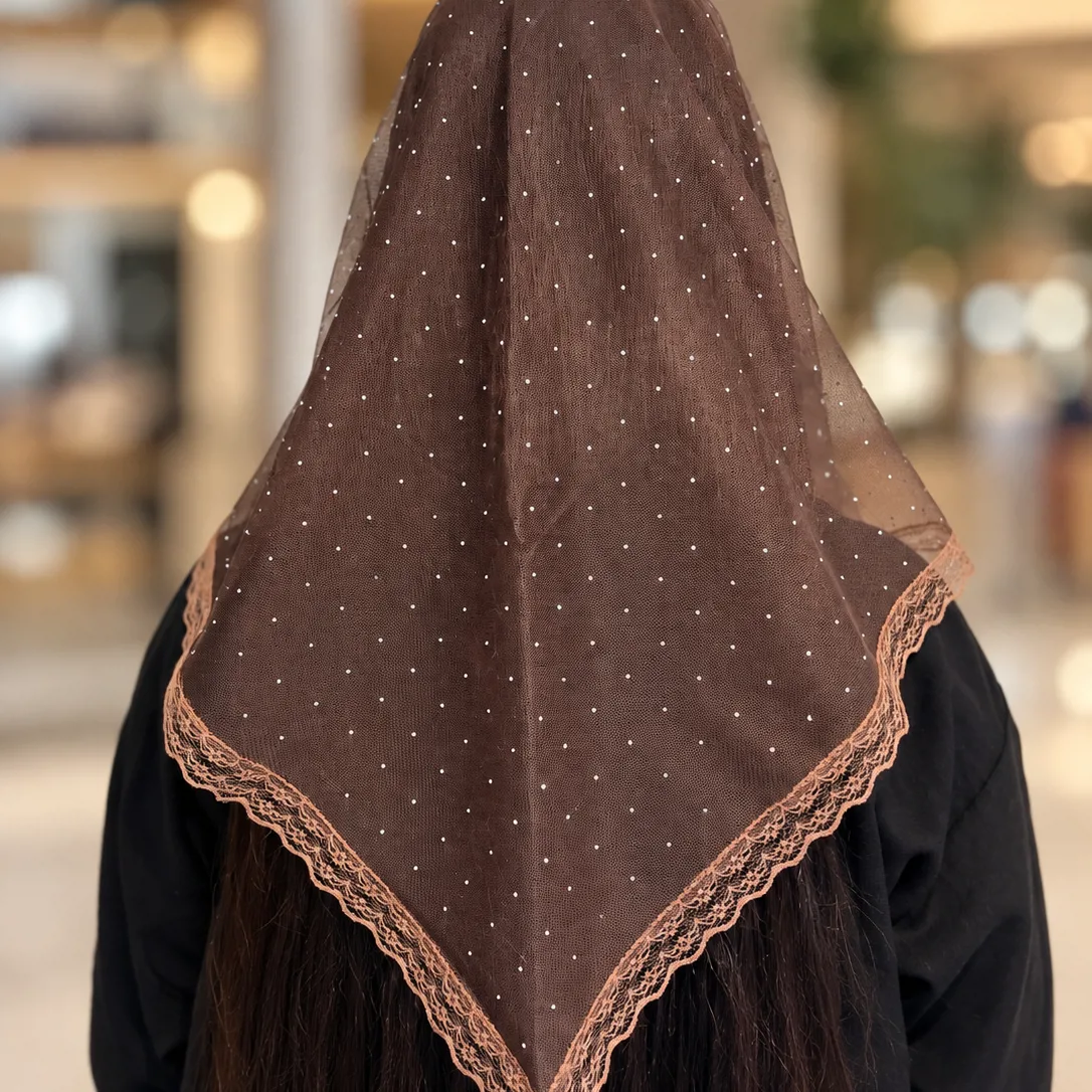 مینی اسکارف نگین دار - عکسِ 3