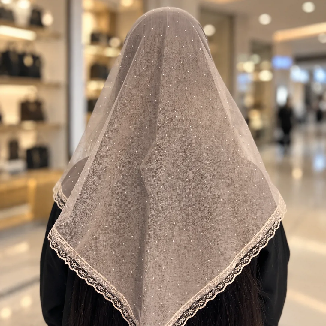 مینی اسکارف نگین دار - عکسِ 4
